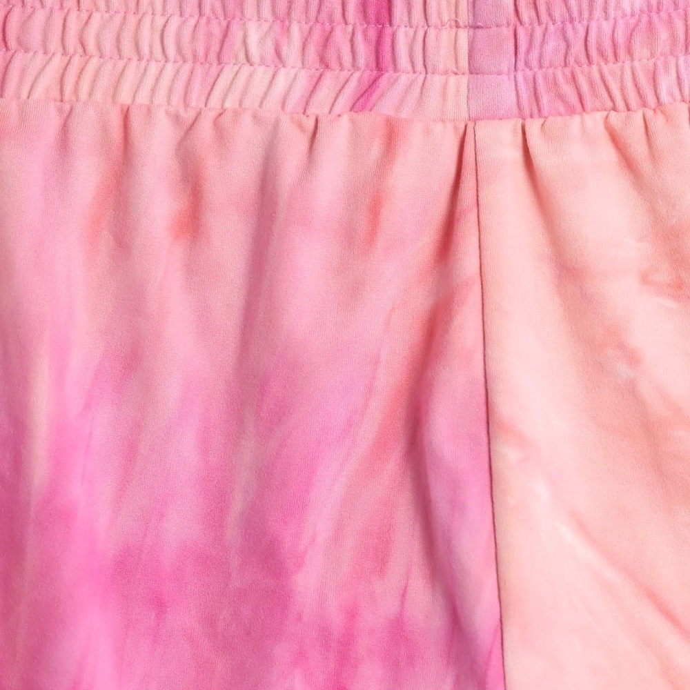 NWT Aeropostale pink tie-dye shorts buttery soft athleisure loungewear new - Picture 6 of 7